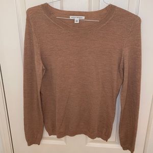 Banana Republic tan wool crew neck sweater
